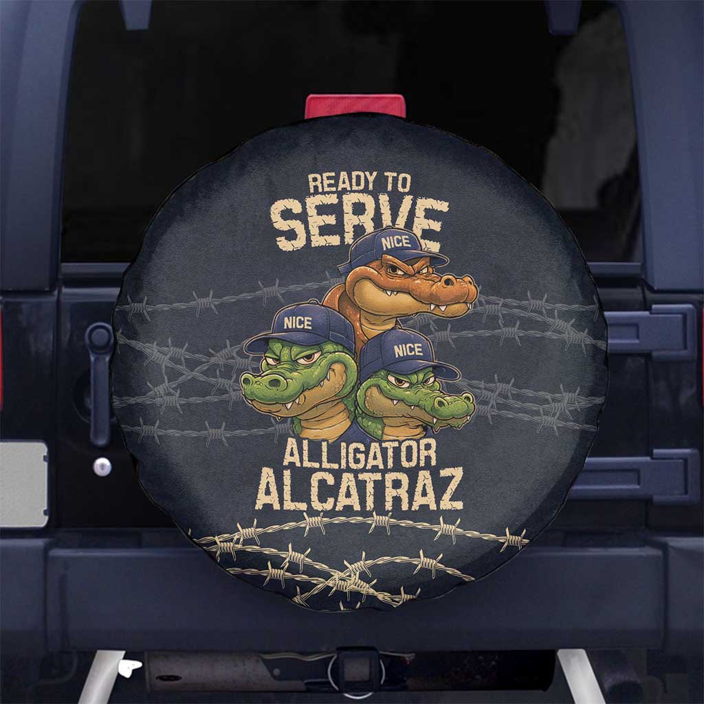 Ready To Serve Alligator Alcatraz Spare Tire Cover LT9
