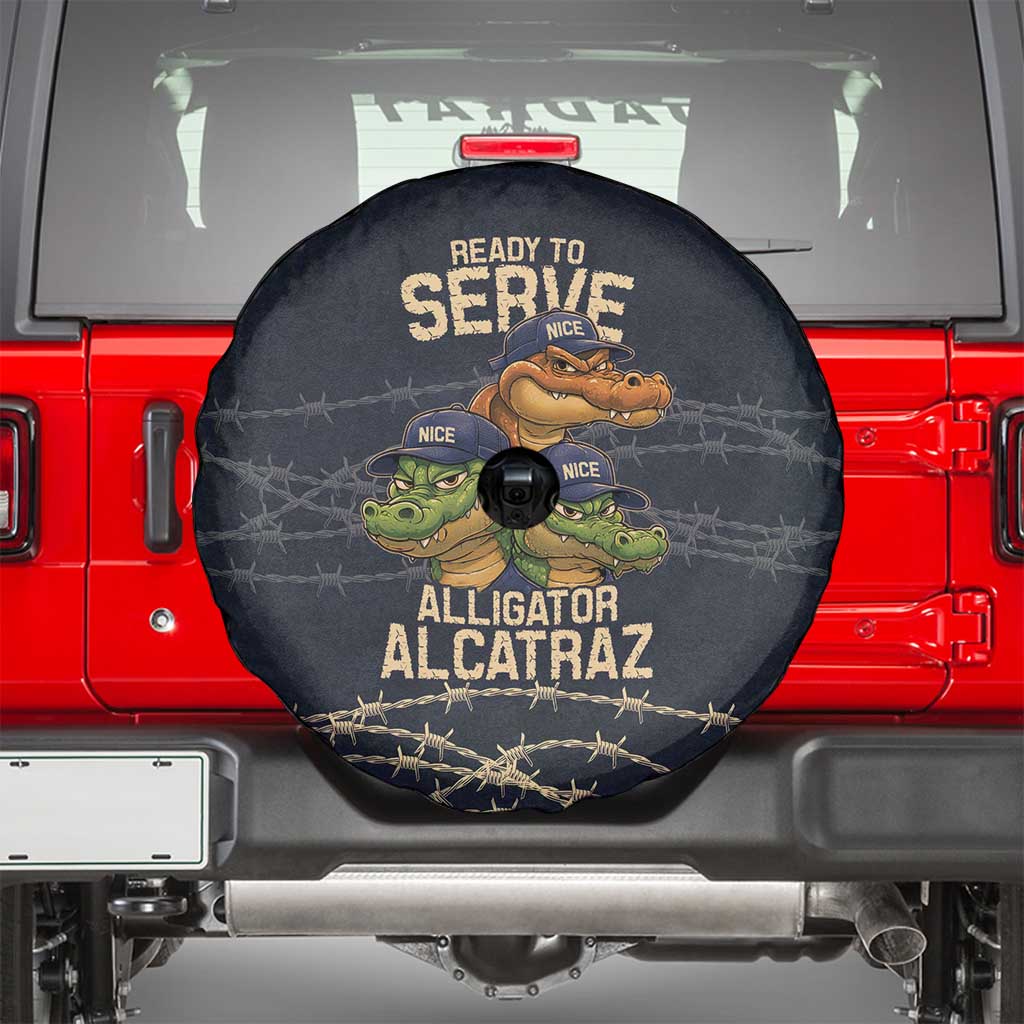 Ready To Serve Alligator Alcatraz Spare Tire Cover LT9