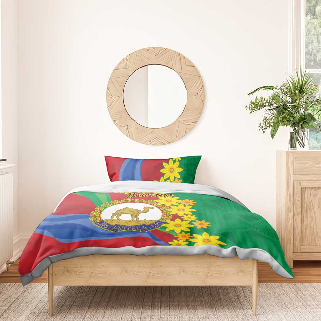 Afro Eritrea New Year Personalized Bedding Set Enkutatash Adey Abeba Flower Art LT9