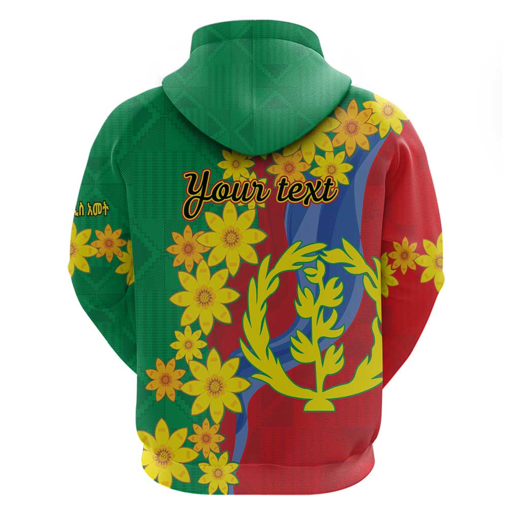 Eritrea New Year Personalized Hoodie Enkutatash Adey Abeba Flower Art LT9