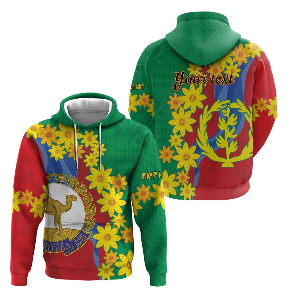 Eritrea New Year Personalized Hoodie Enkutatash Adey Abeba Flower Art LT9