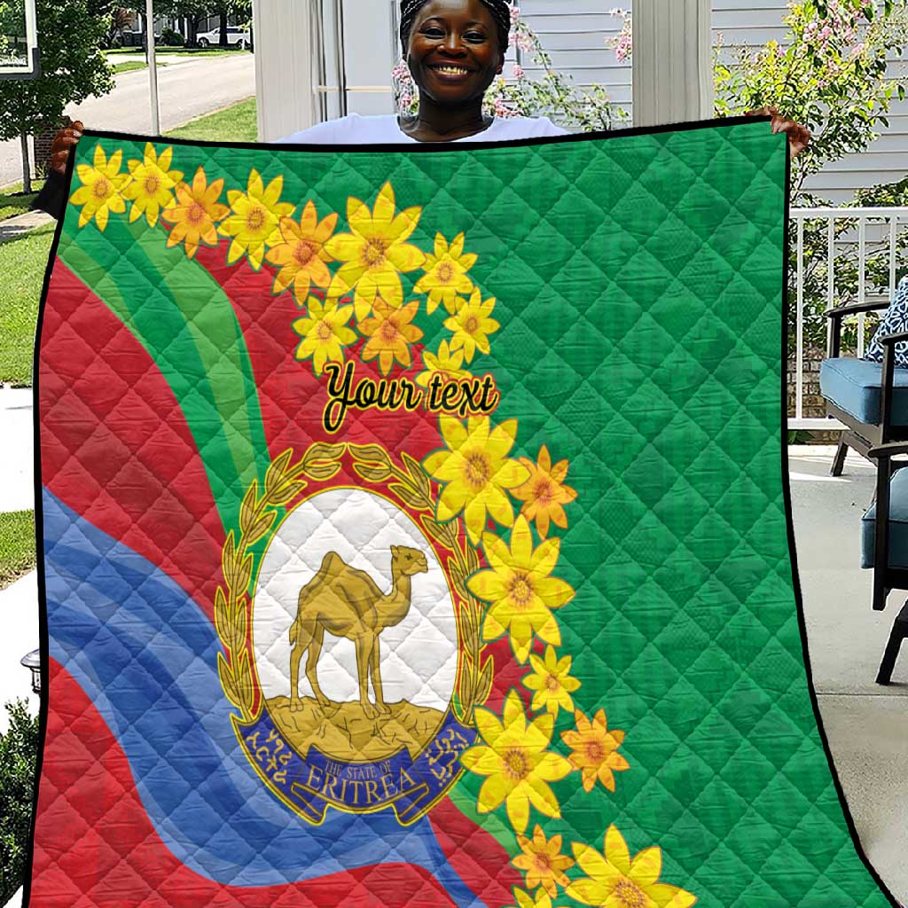 Afro Eritrea New Year Personalized Quilt Enkutatash Adey Abeba Flower Art LT9