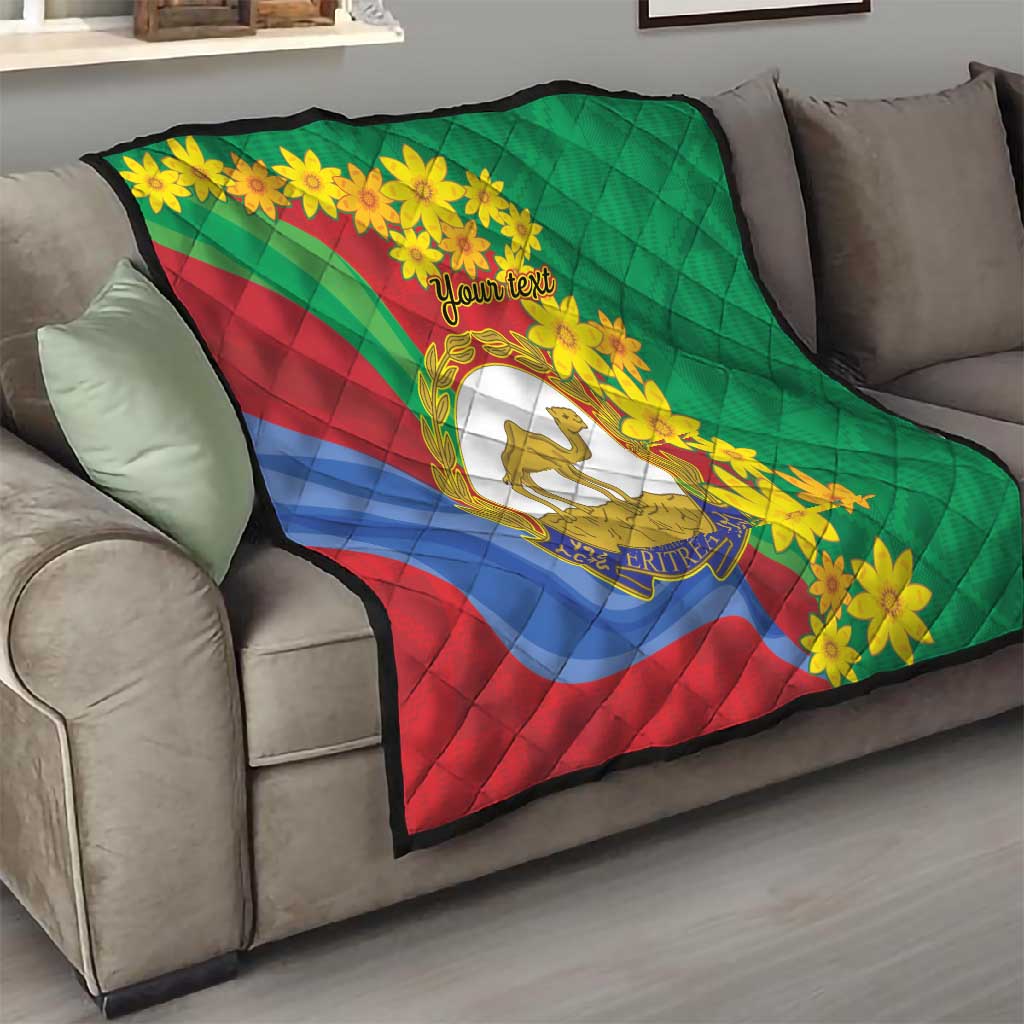 Afro Eritrea New Year Personalized Quilt Enkutatash Adey Abeba Flower Art LT9