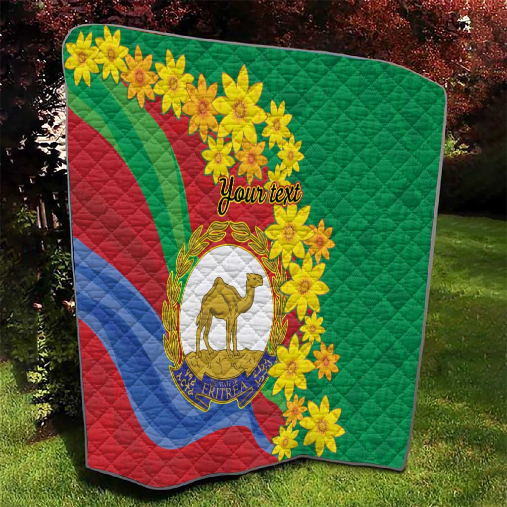 Afro Eritrea New Year Personalized Quilt Enkutatash Adey Abeba Flower Art LT9