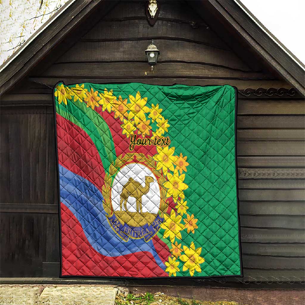 Afro Eritrea New Year Personalized Quilt Enkutatash Adey Abeba Flower Art LT9