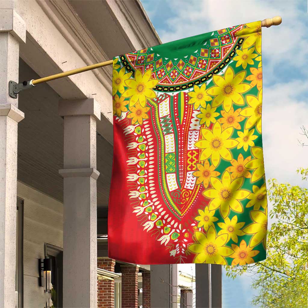 Afro Ethiopian New Year Garden Flag Enkutatash Adey Abeba Flower Art LT9