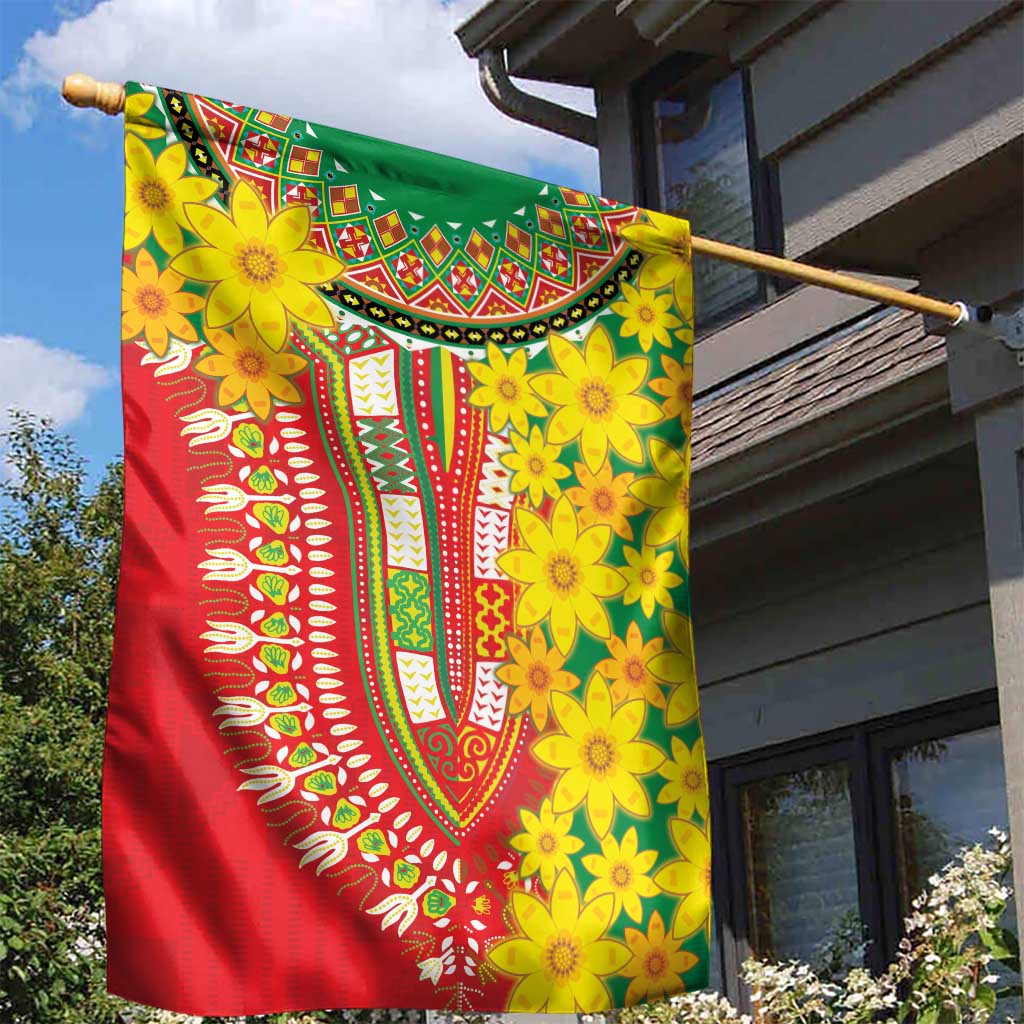 Afro Ethiopian New Year Garden Flag Enkutatash Adey Abeba Flower Art LT9