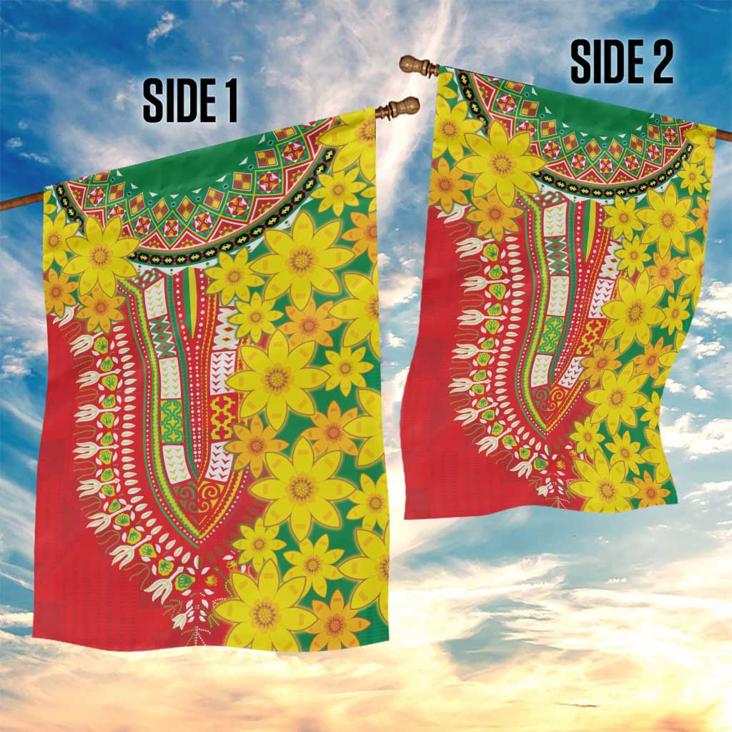 Afro Ethiopian New Year Garden Flag Enkutatash Adey Abeba Flower Art LT9