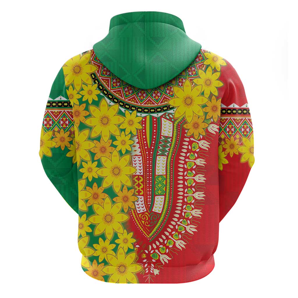 Ethiopian New Year Hoodie Enkutatash Adey Abeba Flower Art LT9