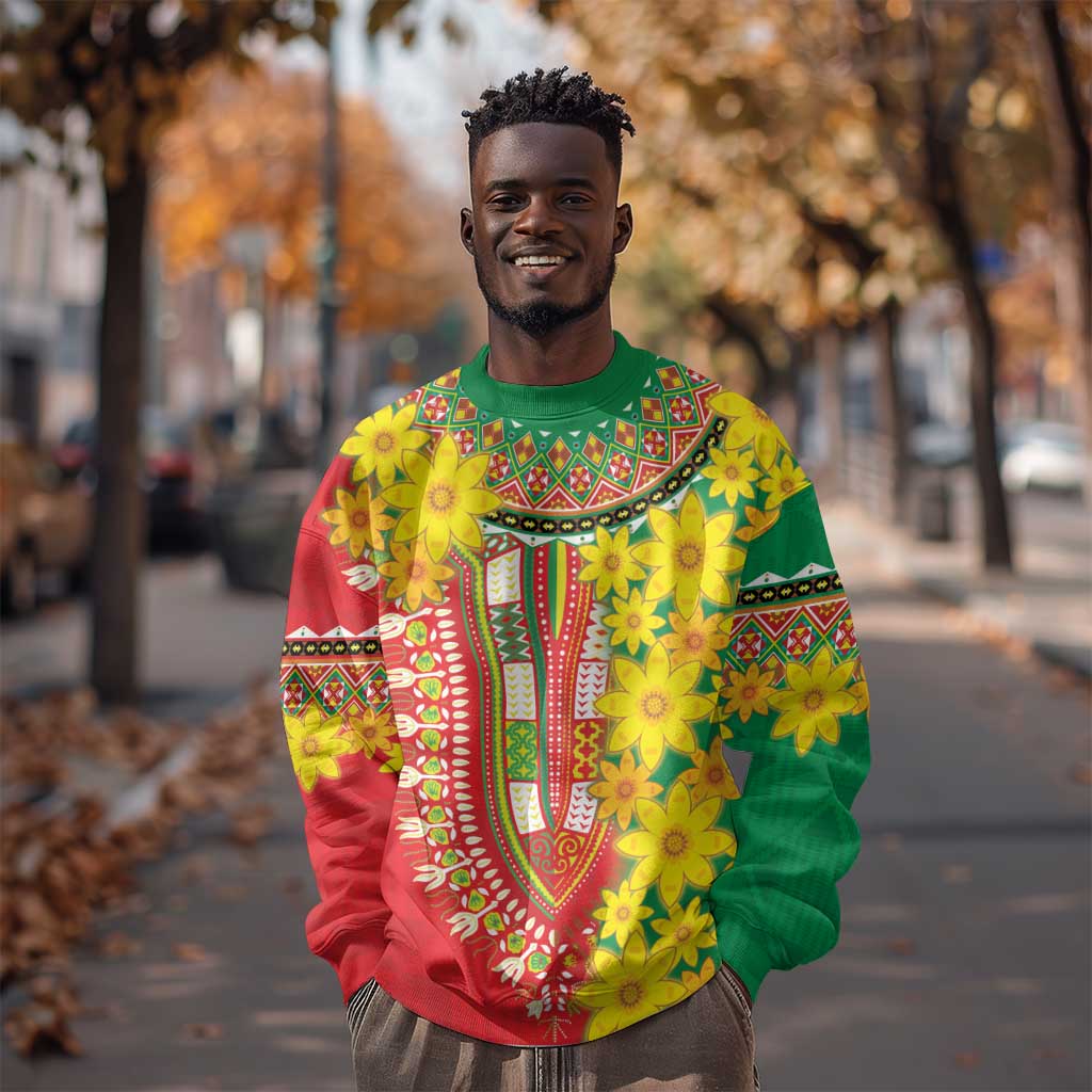 Afro Ethiopian New Year Sweatshirt Enkutatash Adey Abeba Flower Art LT9