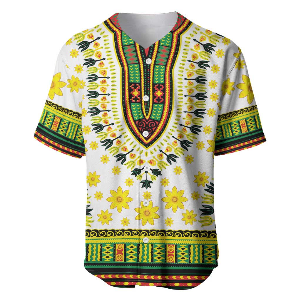 Afro Enkutatash Dashiki and Adey Abeba Baseball Jersey LT9