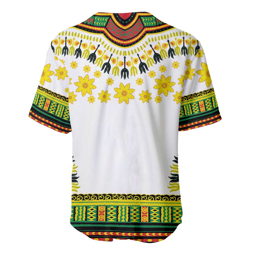 Afro Enkutatash Dashiki and Adey Abeba Baseball Jersey LT9