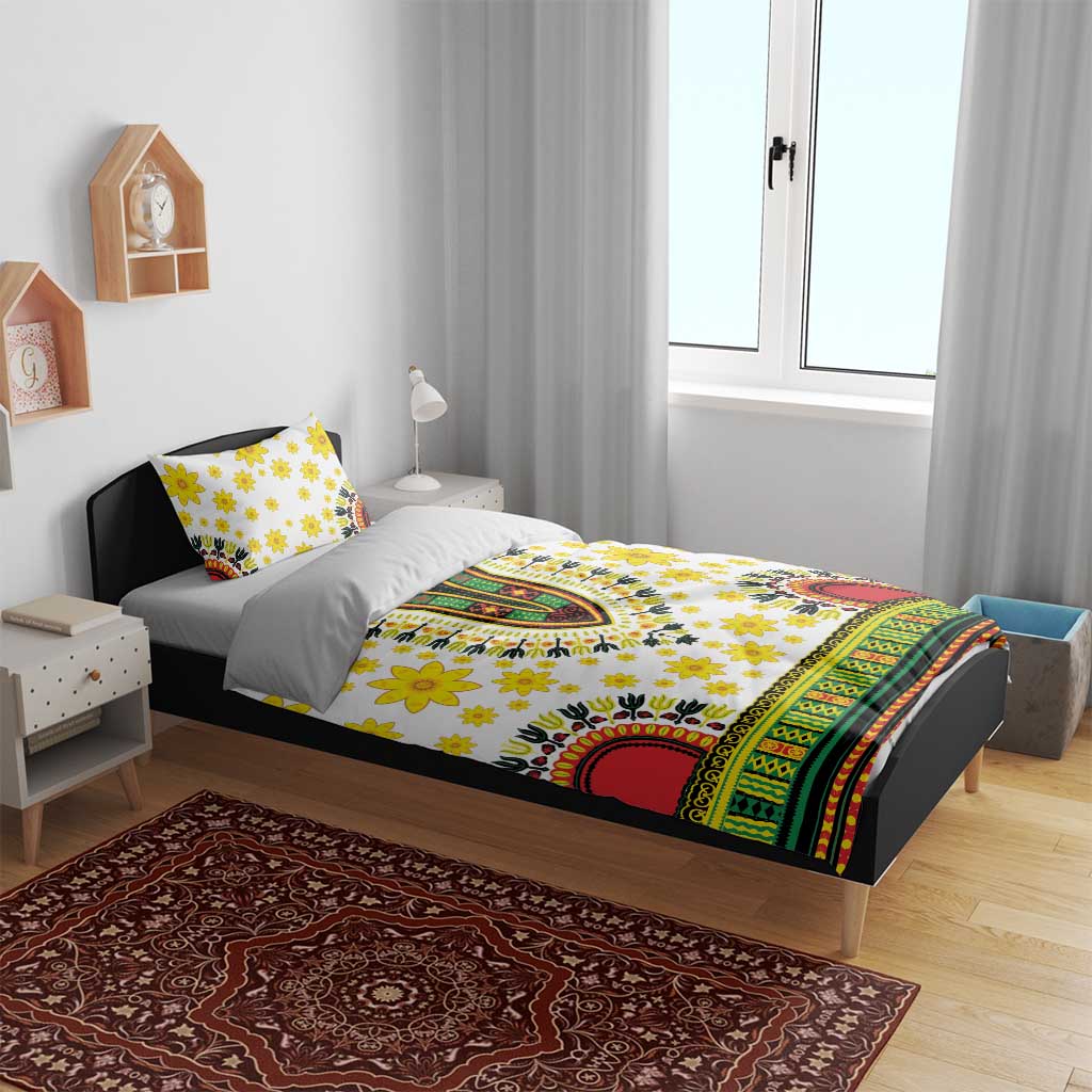 Afro Enkutatash Dashiki and Adey Abeba Bedding Set LT9