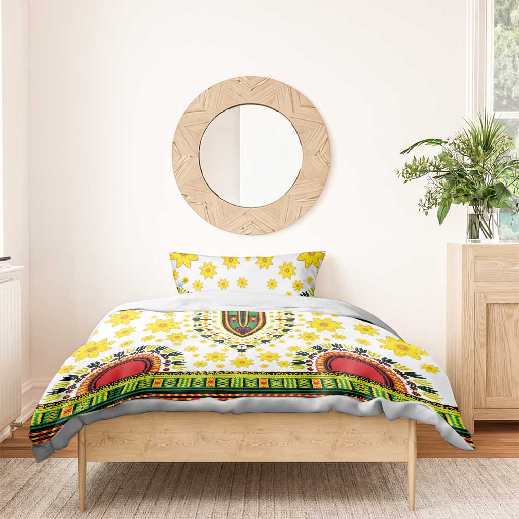 Afro Enkutatash Dashiki and Adey Abeba Bedding Set LT9