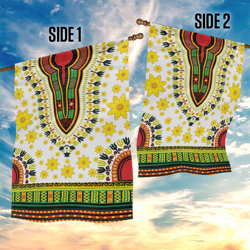 Afro Enkutatash Dashiki and Adey Abeba Garden Flag LT9