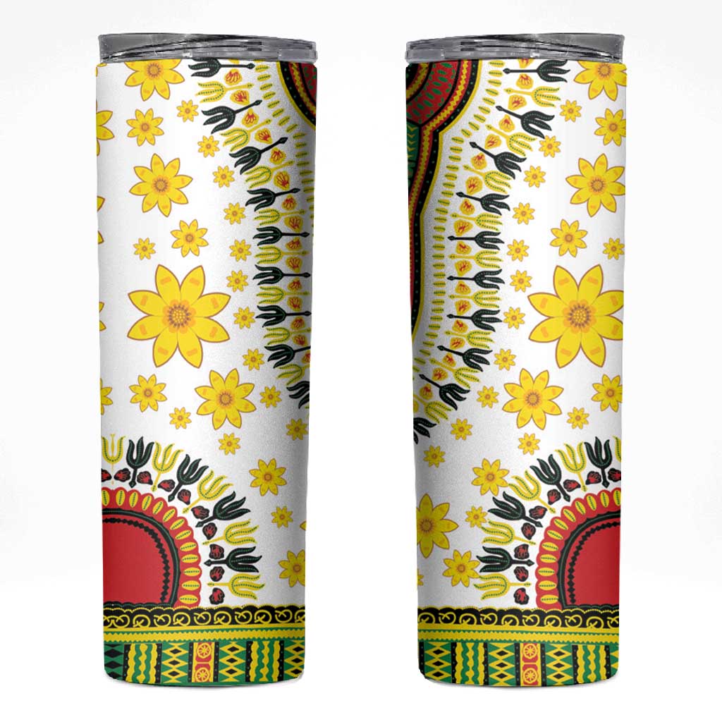 Afro Enkutatash Dashiki and Adey Abeba Skinny Tumbler LT9