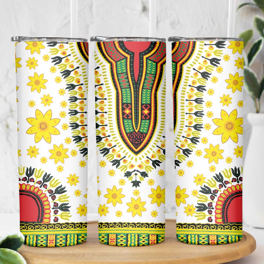 Afro Enkutatash Dashiki and Adey Abeba Skinny Tumbler LT9