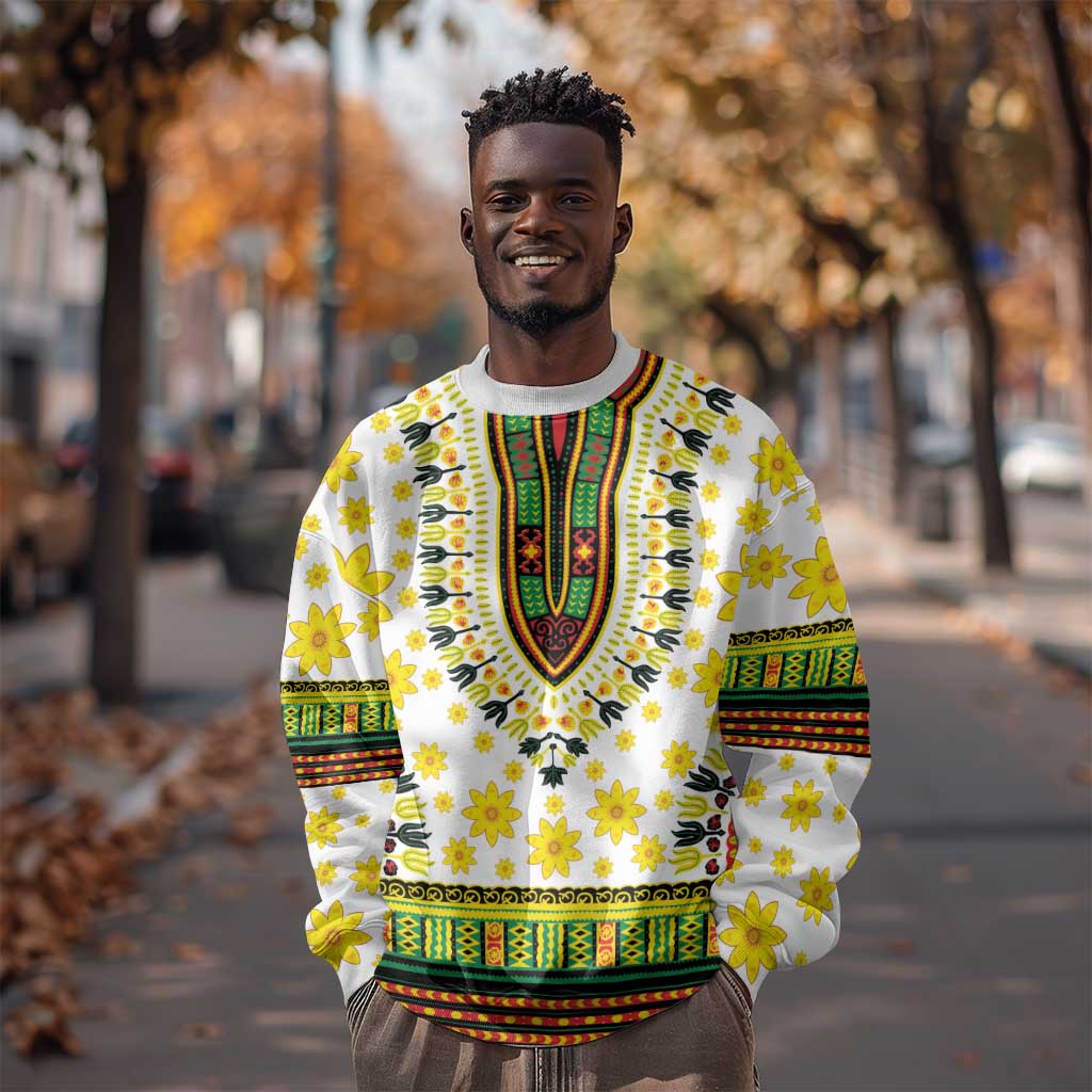 Afro Enkutatash Dashiki and Adey Abeba Sweatshirt LT9