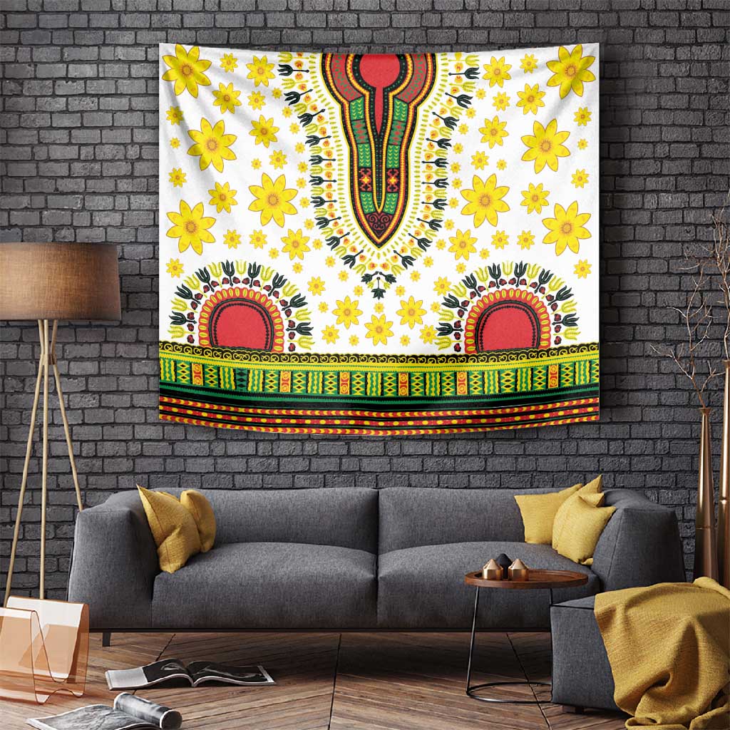 Afro Enkutatash Dashiki and Adey Abeba Tapestry LT9