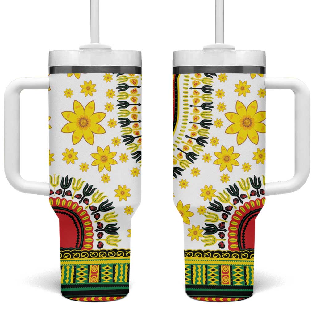 Afro Enkutatash Dashiki and Adey Abeba Tumbler With Handle LT9