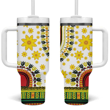Afro Enkutatash Dashiki and Adey Abeba Tumbler With Handle LT9