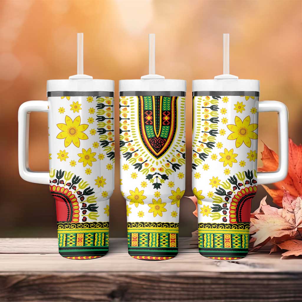 Afro Enkutatash Dashiki and Adey Abeba Tumbler With Handle LT9