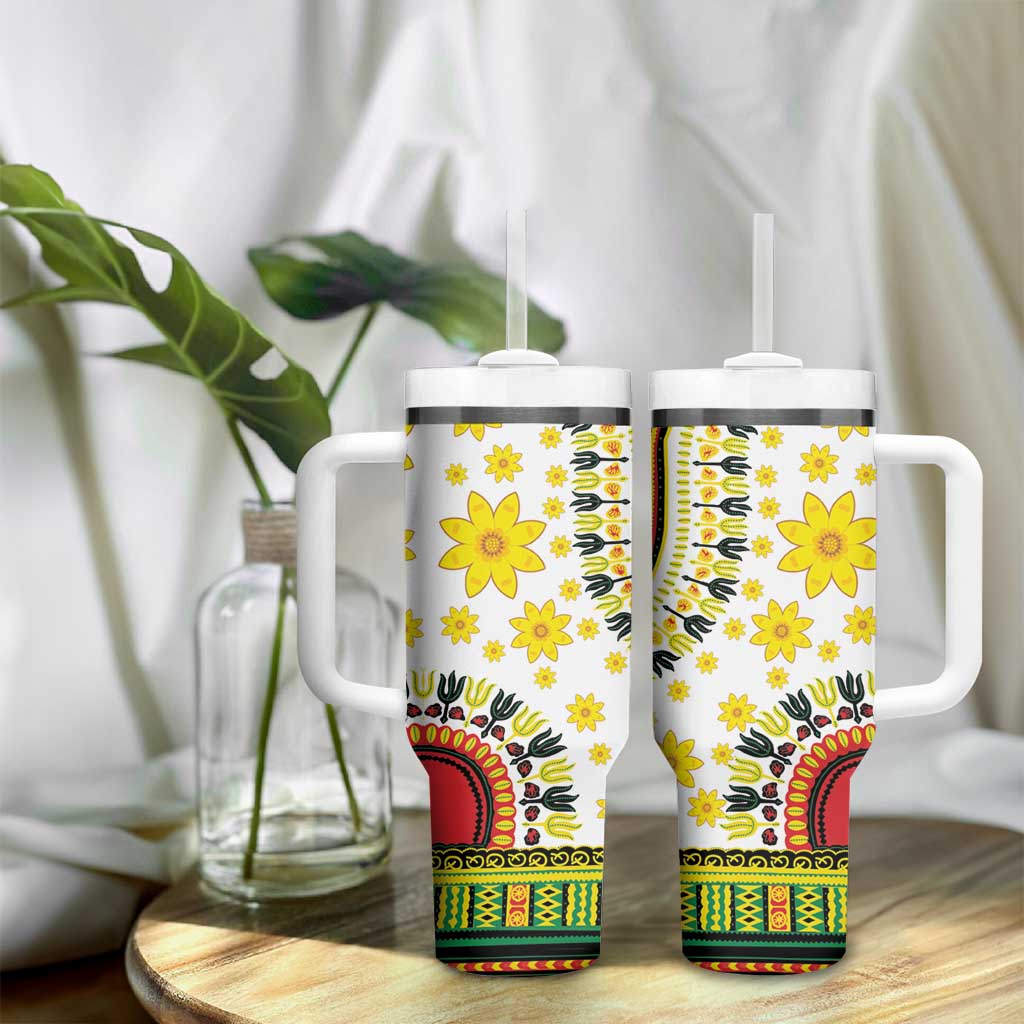Afro Enkutatash Dashiki and Adey Abeba Tumbler With Handle LT9