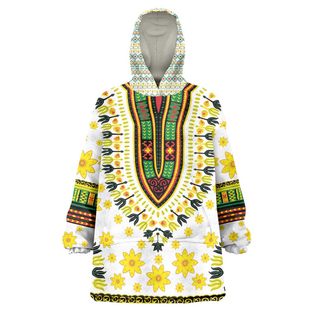 Afro Enkutatash Dashiki and Adey Abeba Wearable Blanket Hoodie LT9
