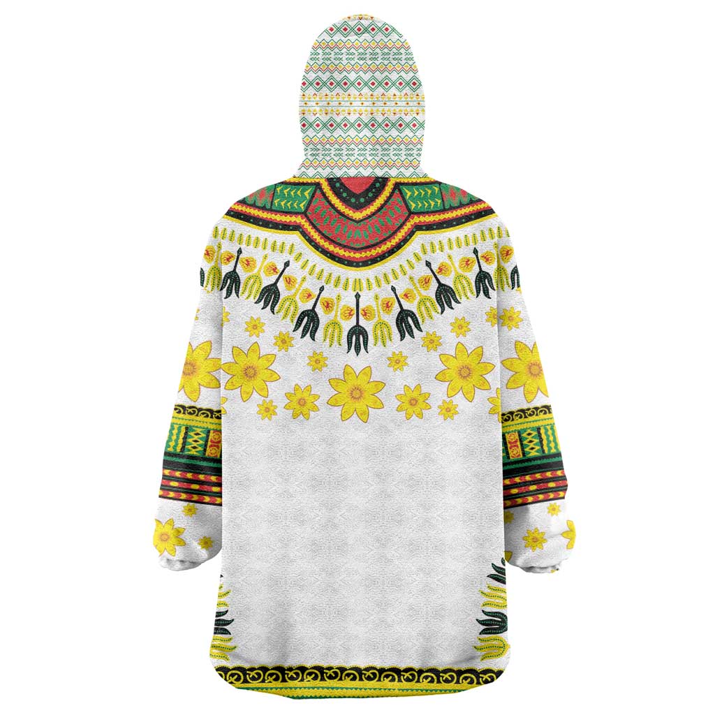Afro Enkutatash Dashiki and Adey Abeba Wearable Blanket Hoodie LT9