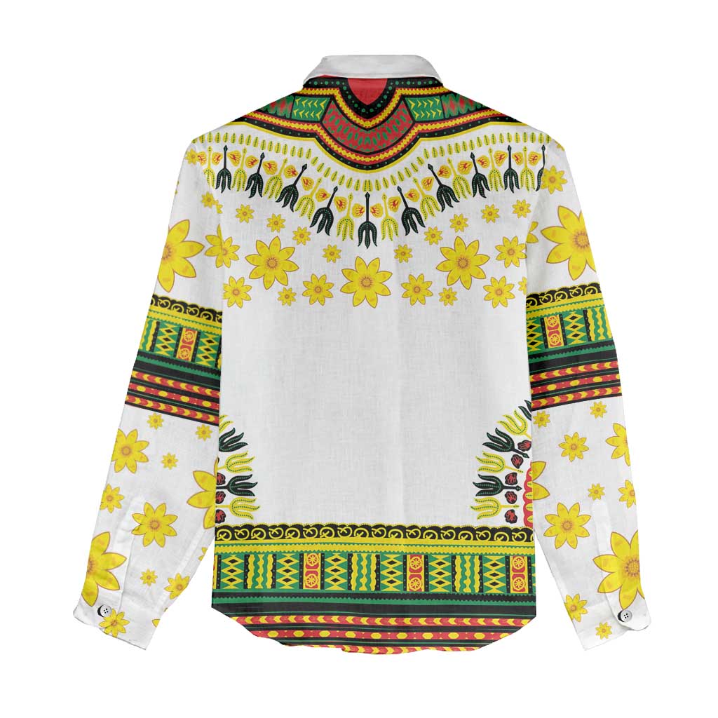 Afro Enkutatash Dashiki and Adey Abeba Women Casual Shirt LT9