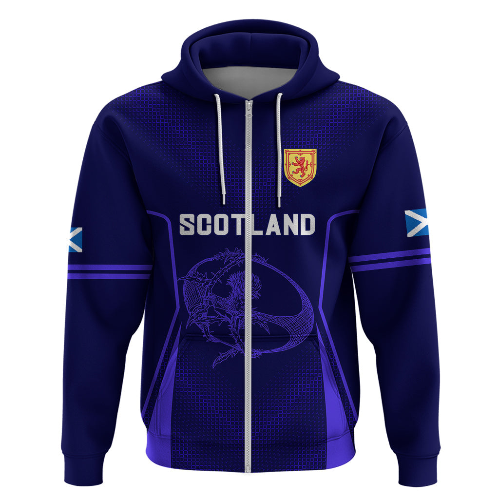 Scotland Rugby Hoodie Scottish Thistle World Cup 2023 LT9