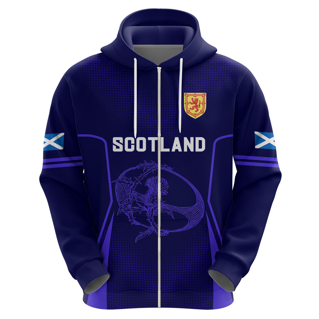 Scotland Rugby Hoodie Scottish Thistle World Cup 2023 LT9
