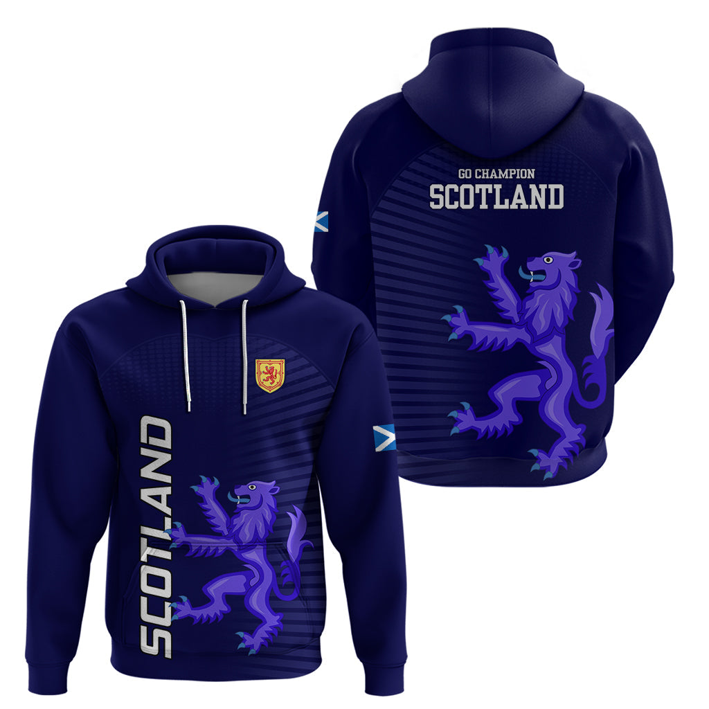 Scotland Rugby Hoodie Go Scottish World Cup Sporty Style LT9