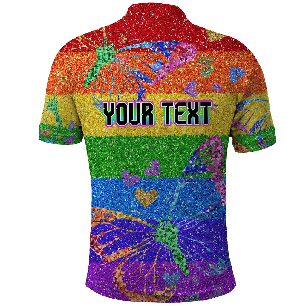 Sydney Mardi Gras Personalized Polo Shirt Pride Rainbow Glitter Colorful Style LT9