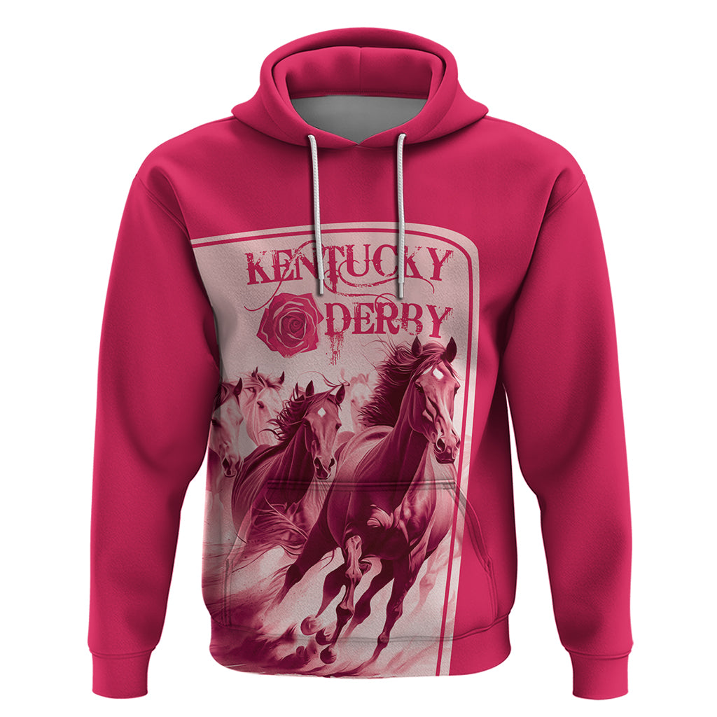 Kentucky Horse Racing Personalized Hoodie Pink Out LT9
