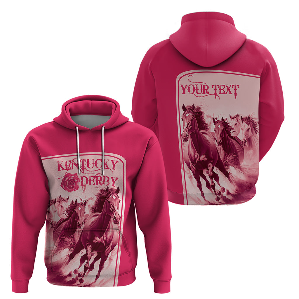 Kentucky Horse Racing Personalized Hoodie Pink Out LT9