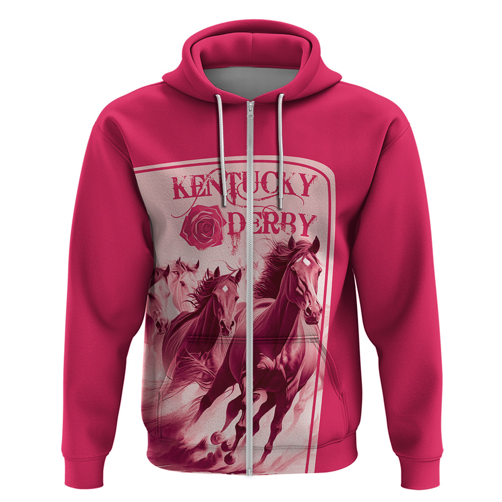 Kentucky Horse Racing Personalized Hoodie Pink Out LT9