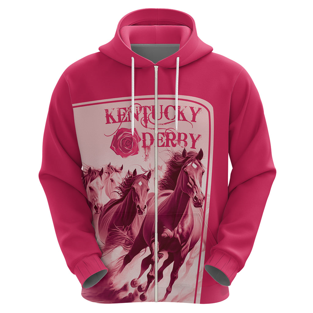 Kentucky Horse Racing Personalized Hoodie Pink Out LT9