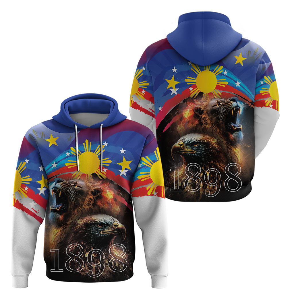 Philippines Lion and Eagle 1898 Hoodie Pilipinas Maligayang Araw ng Kalayaan LT9