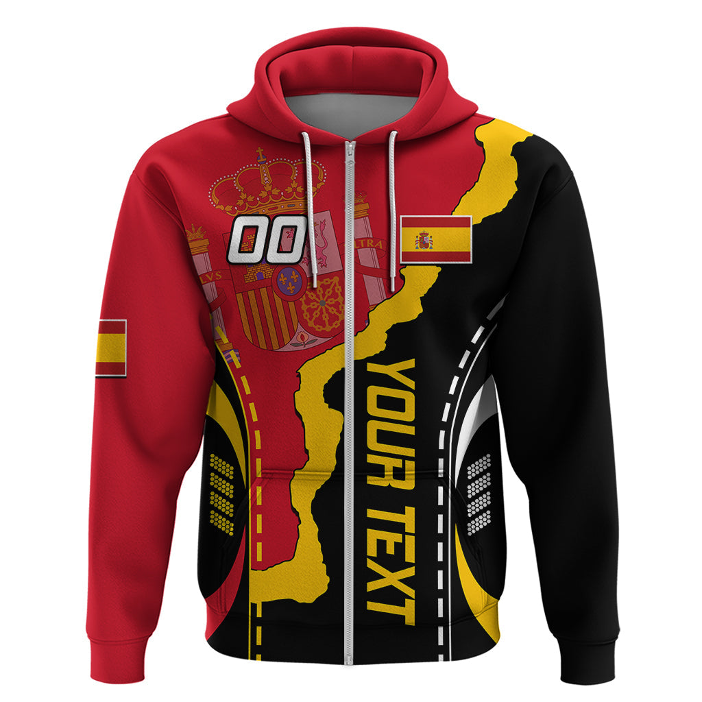 Custom Spain Hoodie La Rojita Football Go Champions LT9