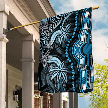 Polynesia Mixed African Dashiki Garden Flag Afro-pacific Culture - Blue LT9