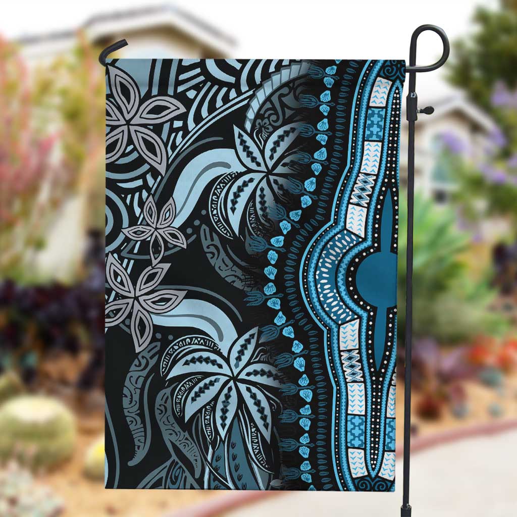 Polynesia Mixed African Dashiki Garden Flag Afro-pacific Culture - Blue LT9