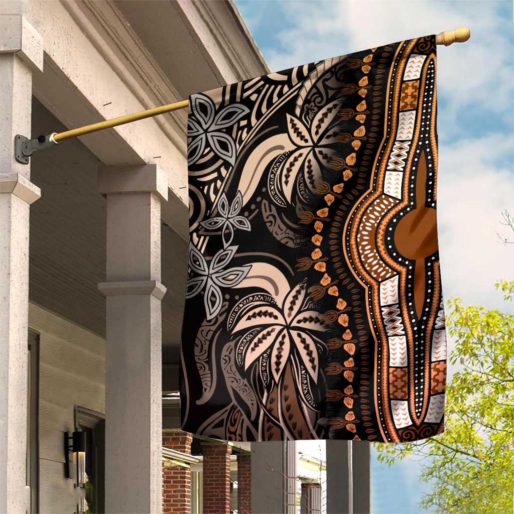 Polynesia Mixed African Dashiki Garden Flag Afro-pacific Culture - Gold LT9