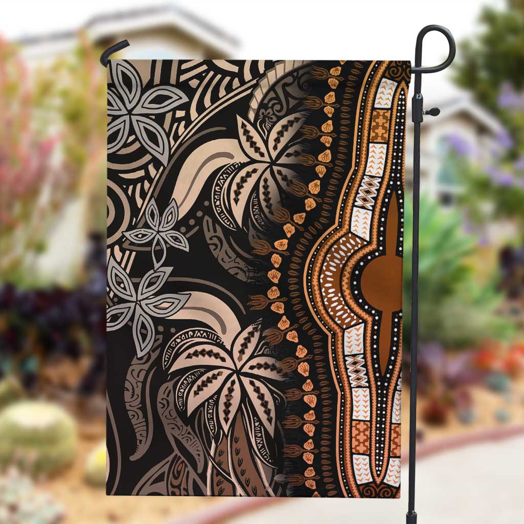 Polynesia Mixed African Dashiki Garden Flag Afro-pacific Culture - Gold LT9