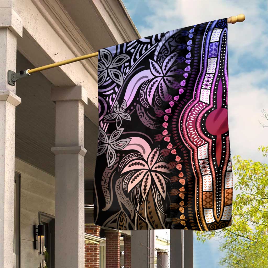 Polynesia Mixed African Dashiki Garden Flag Afro-pacific Culture - Pastel LT9