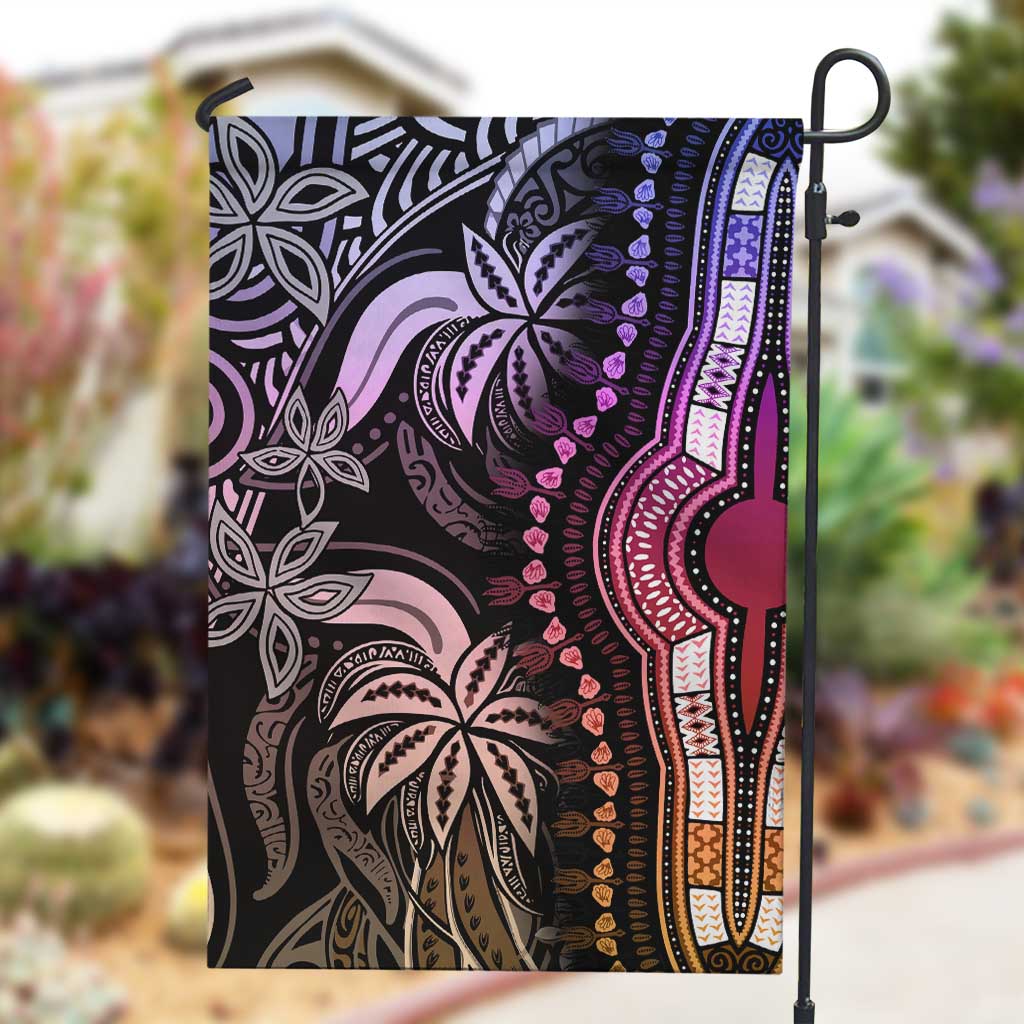 Polynesia Mixed African Dashiki Garden Flag Afro-pacific Culture - Pastel LT9