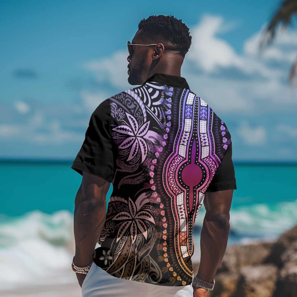 Polynesia Mixed African Dashiki Hawaiian Shirt Afro-pacific Culture - Pastel LT9