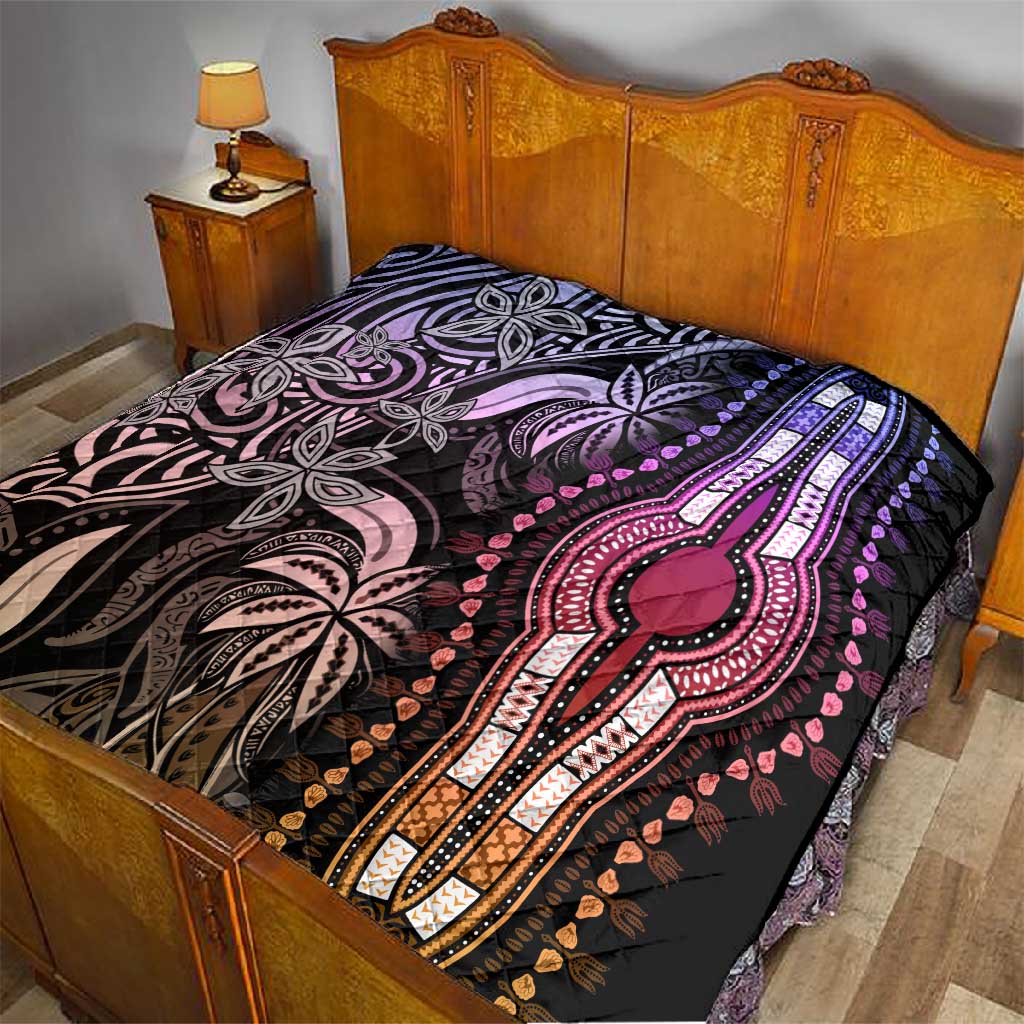 Polynesia Mixed African Dashiki Quilt Afro-pacific Culture - Pastel LT9