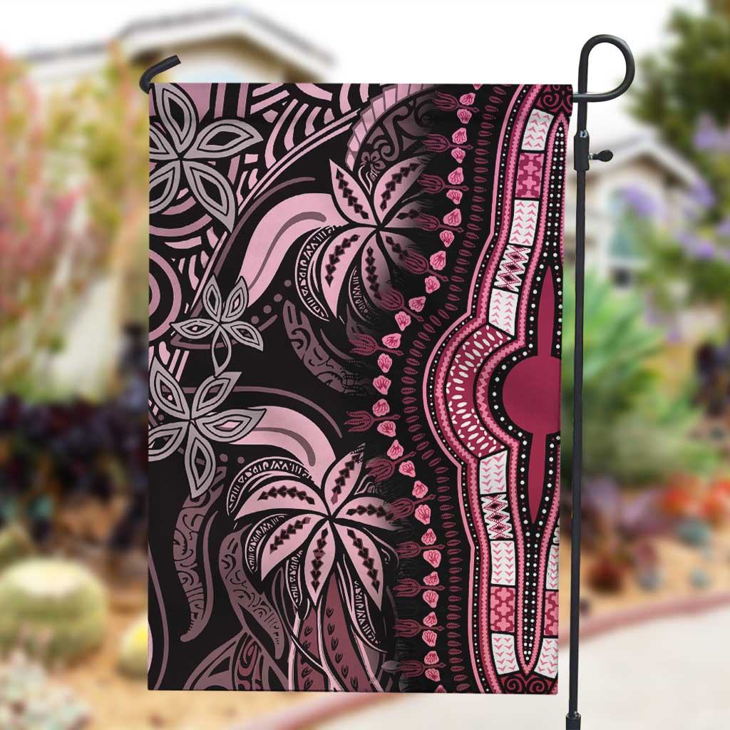 Polynesia Mixed African Dashiki Garden Flag Afro-pacific Culture - Pink LT9