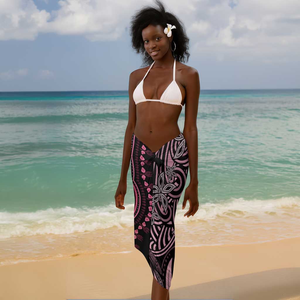 Polynesia Mixed African Dashiki Sarong Afro-pacific Culture - Pink LT9